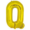 Gold "A"-"Z" 86CM Decrotex Alphabet/Letters Shaped (34") Foil Balloons