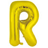 Gold "A"-"Z" 86CM Decrotex Alphabet/Letters Shaped (34") Foil Balloons