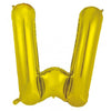 Gold "A"-"Z" 86CM Decrotex Alphabet/Letters Shaped (34") Foil Balloons