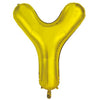 Gold "A"-"Z" 86CM Decrotex Alphabet/Letters Shaped (34") Foil Balloons