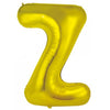 Gold "A"-"Z" 86CM Decrotex Alphabet/Letters Shaped (34") Foil Balloons