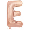 Rose Gold "A"-"Z" 86CM Decrotex Alphabet/Letters Shaped (34") Foil Balloons