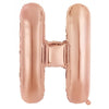 Rose Gold "A"-"Z" 86CM Decrotex Alphabet/Letters Shaped (34") Foil Balloons