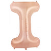 Rose Gold "A"-"Z" 86CM Decrotex Alphabet/Letters Shaped (34") Foil Balloons