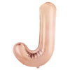 Rose Gold "A"-"Z" 86CM Decrotex Alphabet/Letters Shaped (34") Foil Balloons
