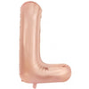 Rose Gold "A"-"Z" 86CM Decrotex Alphabet/Letters Shaped (34") Foil Balloons