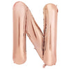 Rose Gold "A"-"Z" 86CM Decrotex Alphabet/Letters Shaped (34") Foil Balloons