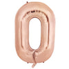 Rose Gold "A"-"Z" 86CM Decrotex Alphabet/Letters Shaped (34") Foil Balloons