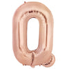 Rose Gold "A"-"Z" 86CM Decrotex Alphabet/Letters Shaped (34") Foil Balloons