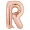 Rose Gold "A"-"Z" 86CM Decrotex Alphabet/Letters Shaped (34") Foil Balloons
