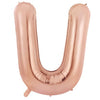 Rose Gold "A"-"Z" 86CM Decrotex Alphabet/Letters Shaped (34") Foil Balloons