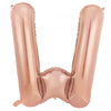Rose Gold "A"-"Z" 86CM Decrotex Alphabet/Letters Shaped (34") Foil Balloons