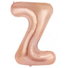 Rose Gold "A"-"Z" 86CM Decrotex Alphabet/Letters Shaped (34") Foil Balloons