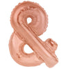 Rose Gold "A"-"Z" 86CM Decrotex Alphabet/Letters Shaped (34") Foil Balloons
