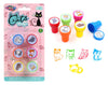 Cat Series Fun Stamps 6PK Party Favors Return Gifts