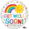 Get Well Soon Round 45cm Standard Foil Balloon