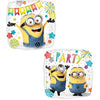 Despicable Me Minions Party Anagram Licensed 2 Sides 45cm (18") Foil Balloon