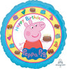 Peppa Pig Party Theme Happy Birthday Foil Balloon 45cm
