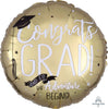 Congrats GRAD and so THE Adventure begins Graduation 45cm (18") Foil Balloon
