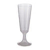 12pk Champagne Clear Plastic Glasses