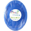 Royal Blue Plastic Oval Plates 25pk