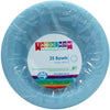 Light Blue Plastic Bowls 25pk