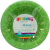 Lime Green Plastic Bowls 25pk