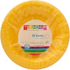 Yellow Plastic Bowls 25pk