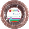 Rose Gold  Reusable Plastic Bowls 20pk