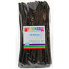 Black Plastic Knife 25pk