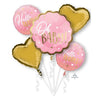 Oh Baby Girl Hello World Baby Shower Pink Balloon Bouquet Kit Anagram