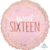 Anagram Sweet Sixteen Blush 45cm Foil Balloon