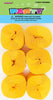 Crepe Streamers 6Pk -Yellow