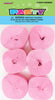 Crepe Streamers 6Pk - Light Pink