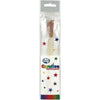 Rose Gold Glitter Long Stick Candles "0" -"9"