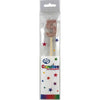 Rose Gold Glitter Long Stick Candles "0" -"9"