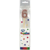 Rose Gold Glitter Long Stick Candles "0" -"9"