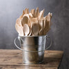 100PK Wooden Tea Spoons 110mm