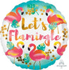 Anagram Let's Flamingle 45cm Foil Balloon