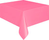Hot Pink Plastic Table Cover/ Tablecloth Rectangle 1.37m X 2.74m
