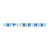Boy's 1st Birthday Happy Birthday Jointed Letter Foil Banner