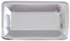 SILVER FOIL 8PK 23CM X 13CM (9" X 5") RECTANGLE APPETIZER PAPER PLATES