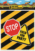 Construction Party Theme Truck Plastic Lolly/Treat Loot Bags