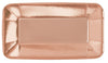 ROSE GOLD 8 X 23CM X 13CM (9" X 5") RECTANGLE APPETIZER PAPER PLATES