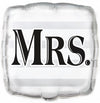 Wedding "Mrs" Square 45cm (18") Foil Balloon