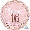 Anagram Sweet16 16th Birthday Blush Jumbo 71cm Foil Balloon