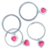Heart Charm Bracelet 3PK Party Favors Return Gifts