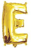 Gold "A"-"Z" Alphabet/Letters 35cm Foil Balloons Air Filled Only