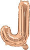 Rose Gold "A"-"Z" Alphabet/Letters 35cm Foil Balloons Air Filled Only