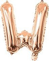 Rose Gold "A"-"Z" Alphabet/Letters 35cm Foil Balloons Air Filled Only